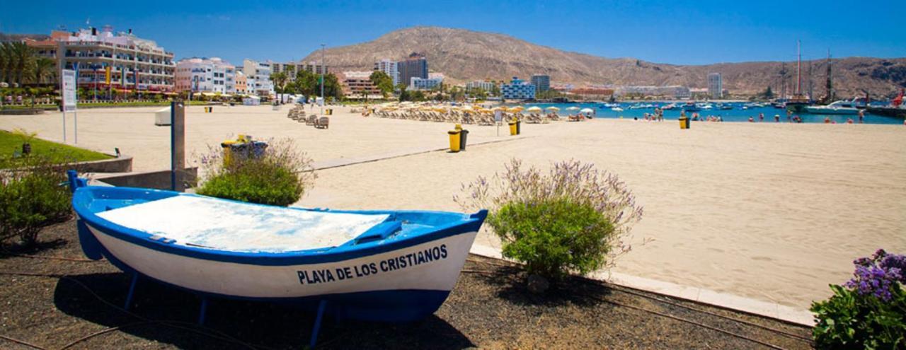 Luxory Dreamy Sunset, Seafront, Direct Access To The Promenade,Wifi,Pool,Free Parking Apartman Los Cristianos  Kültér fotó