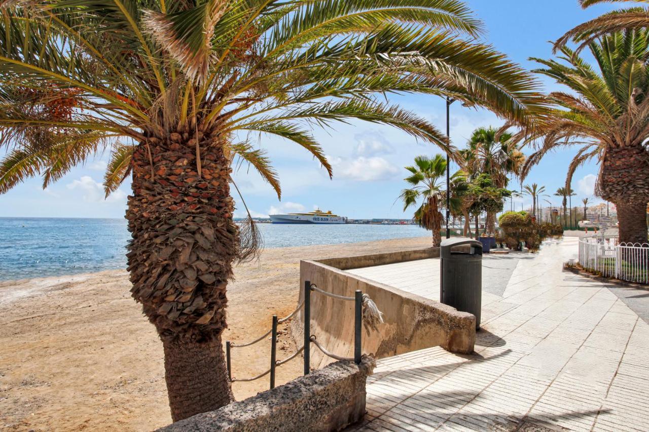 Luxory Dreamy Sunset, Seafront, Direct Access To The Promenade,Wifi,Pool,Free Parking Apartman Los Cristianos  Kültér fotó