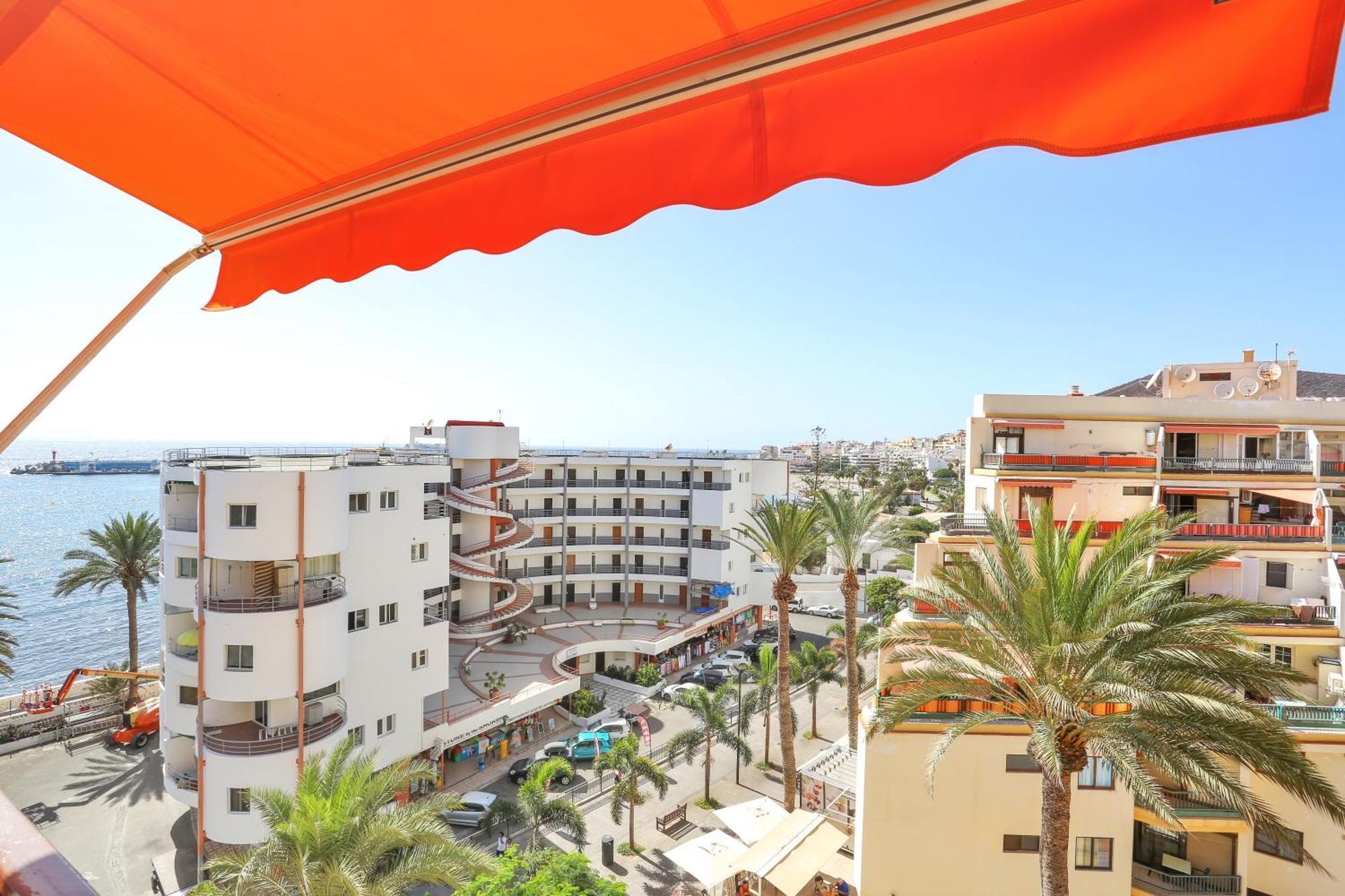 Luxory Dreamy Sunset, Seafront, Direct Access To The Promenade,Wifi,Pool,Free Parking Apartman Los Cristianos  Kültér fotó