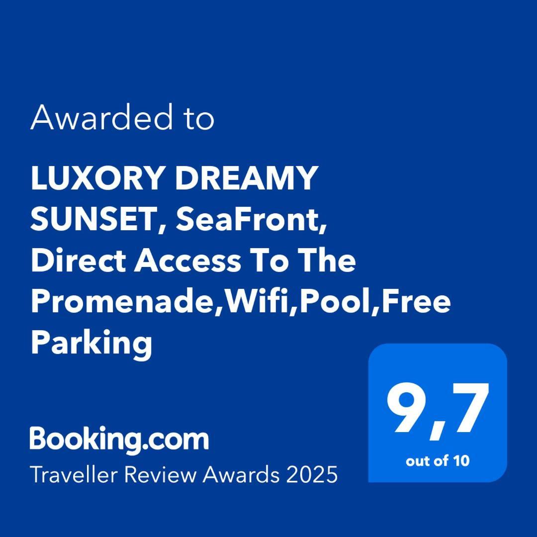Luxory Dreamy Sunset, Seafront, Direct Access To The Promenade,Wifi,Pool,Free Parking Apartman Los Cristianos  Kültér fotó